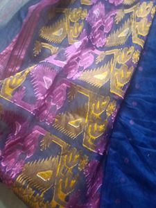 Cotton Jamdani Saree, With Out Blouse Piece