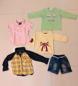 Boys Bumper Combo Of 7 Pc . Size 1-2.5 Years