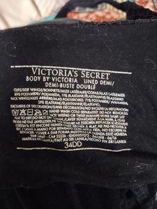 Victoria’s Secret Black Demi Busted Bra