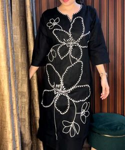 Straight Heavy Embroidered Co-ord Set