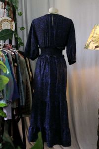 Patterned Midi Dress
