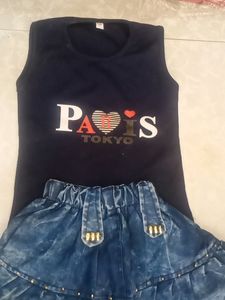 Girl&#39;s Top Frock Set(New) 3-4 Year