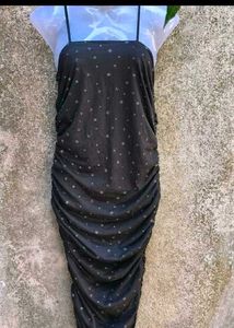 Starry Night Ruched Bodycon Dress