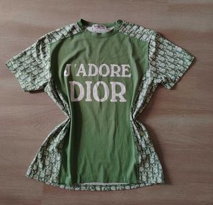 Vintage Dior green Monogram Logo T-shirt&#39;s