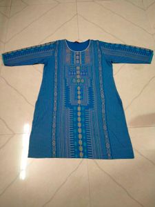 Blue Printed Kurti