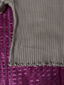 Cute Ribbed Crop Top