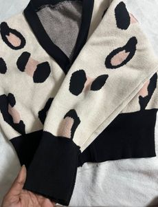 Leopard Print Cardigan