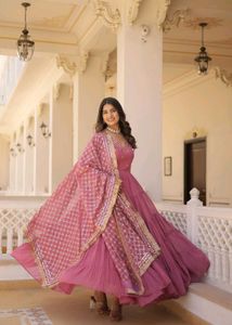 New Standard Beautiful Pakistani Gown Dress Inpote