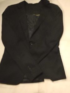 VAN HEUSEN POLKA DOT BLACK BLAZER
