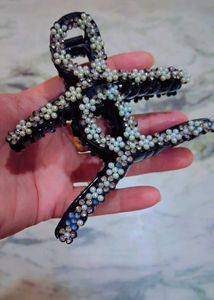 Bejeweled Hair Claw Clip