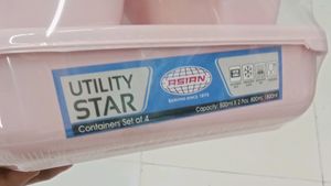 Asian Utility Star Containers Set