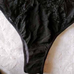 Black Stylish Net Bodysuit