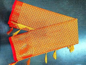 Beautiful New Weeding Saree 💛❤️🧡