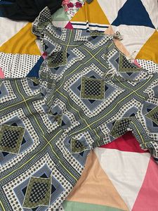 Patterned Jumpsuit Co-ord Set