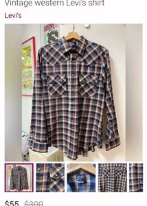LEVI&#39;S MEN&#39;S SHIRT