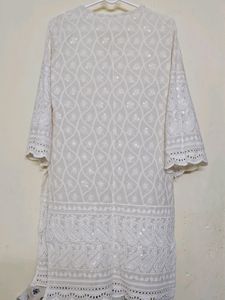 White Chikankari Kurta