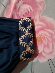 Petrol Colour Afgani Salwar Suit