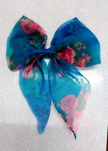 Pinterest Big Floral Hair Bow Accessory
