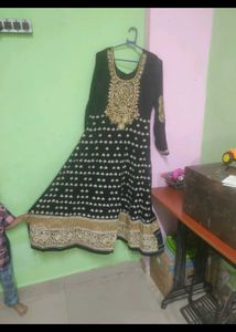 Elegant Embroidered Anarkali Dress