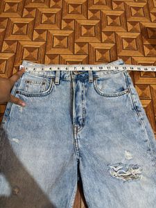 Distressed Light Wash Jeans