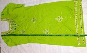 Silk Suit Green