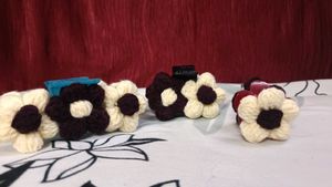 Crochet Hair Clutcher, Handmade Clutcher Combo