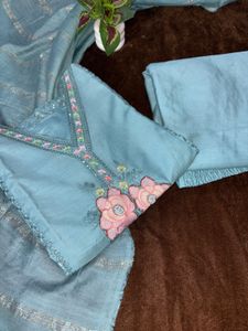 Chanderi Silk Heavy Suit Set
