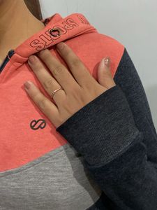 Color Block Zip-Up Hoodie