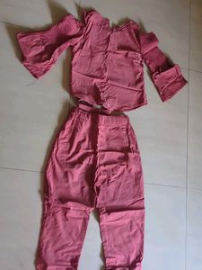 Chic Mauve Two-Piece Set