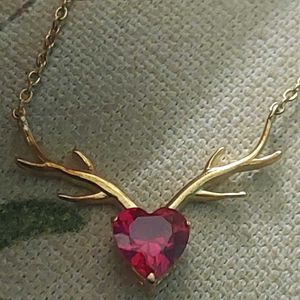 GoldPlated SS925 chain pink heart pdt BRAND NEW