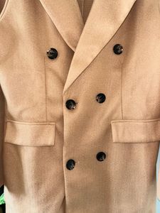 DaFirenze Camel Long Trench Coat S