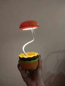 Mumuso Burger Shaped Night Table Lamp