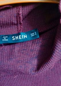 Burgundy Ribbed Top