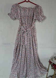 Floral Print Maxi Dress