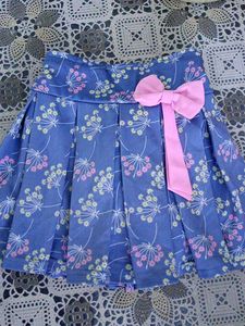 Floral Print Bow Skirt 3 Se 4 Sal Ki Bacchi K