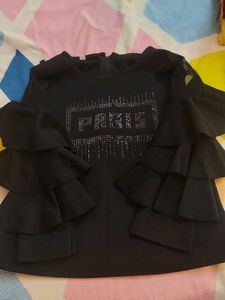 Black Paris Top