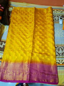 Beautiful Yellow Saree Used Once