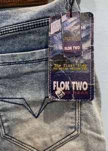 Boys’ Distressed Light Blue Jeans - Size 32