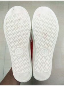 Unisex Casual Red Synthetic Canvas Shoes