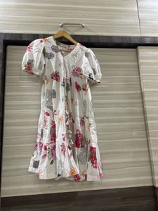 Floral Print Midi Dress