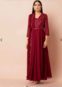 Maroon Gown