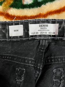 Mom Denim Jeans (charcoal)
