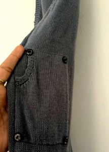 Button-Down Knit Romper