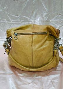 Vintage Vanessa Prix Suede Leather Hobo Bag