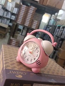 Pink Twin Bell Alarm Clock