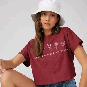 Maroon Graphic Tee