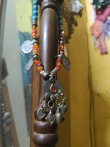 Original Vintage Afghani Long Tribal Neckpiece
