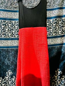 Red &amp; Black Party Dress