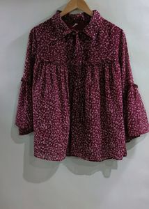Ask Star Pretty Floral Top!