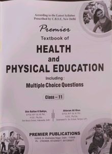 Health &amp; Physical Education Class XI